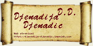 Đenadija Đenadić vizit kartica